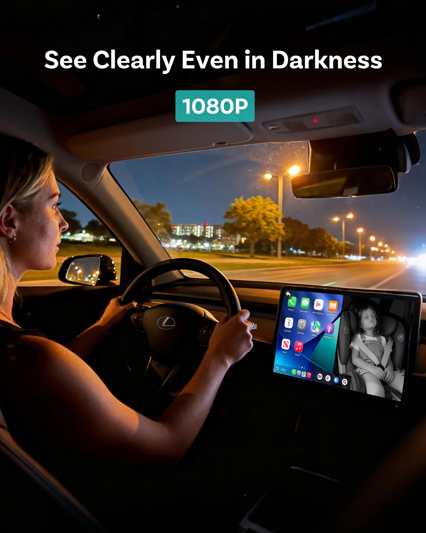 OTTOCAST Baby Car Camera Wireless Carplay
