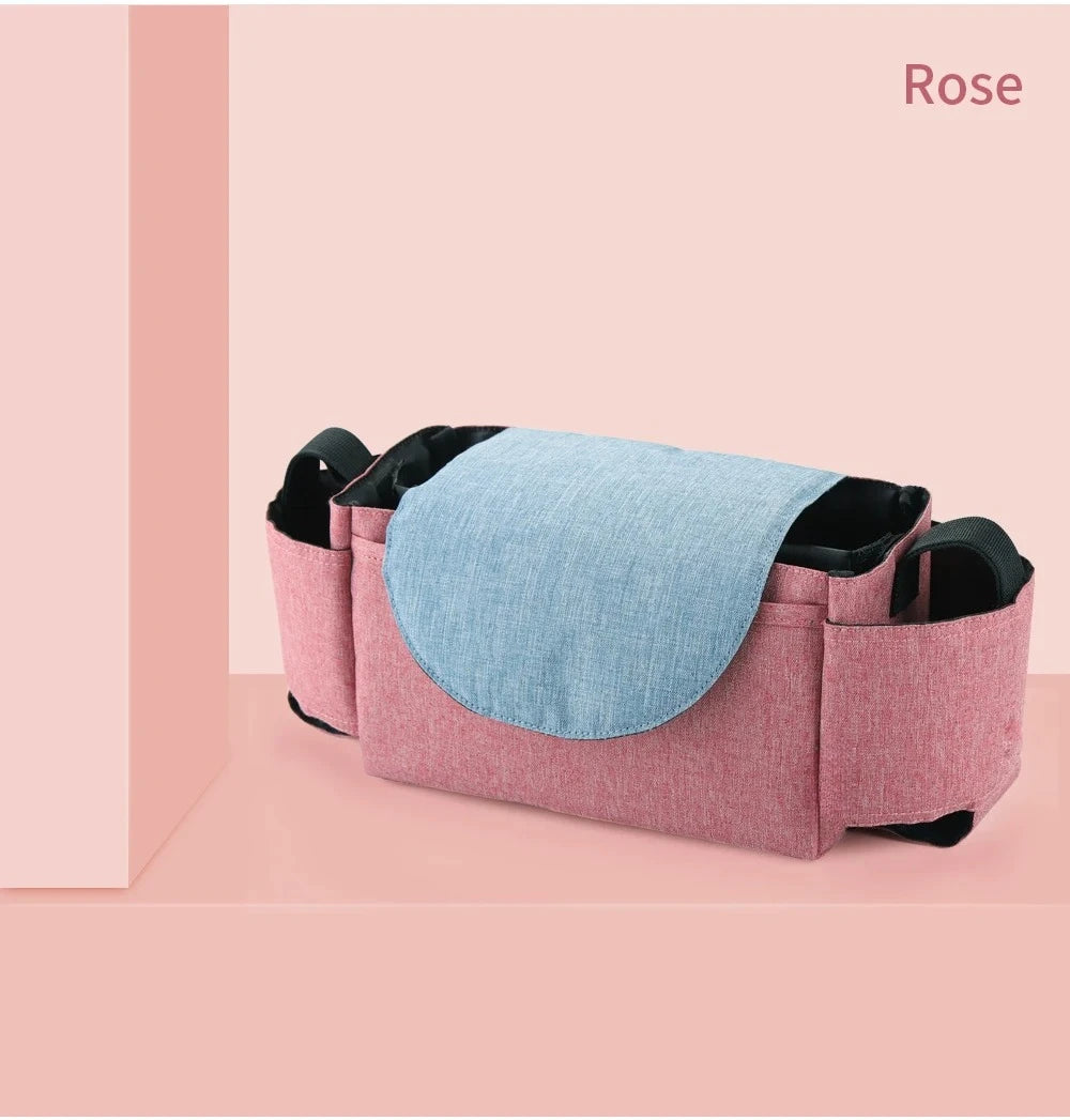 Insulated Baby Bottle Storage Bag | Portable Diaper & Stroller Organizer