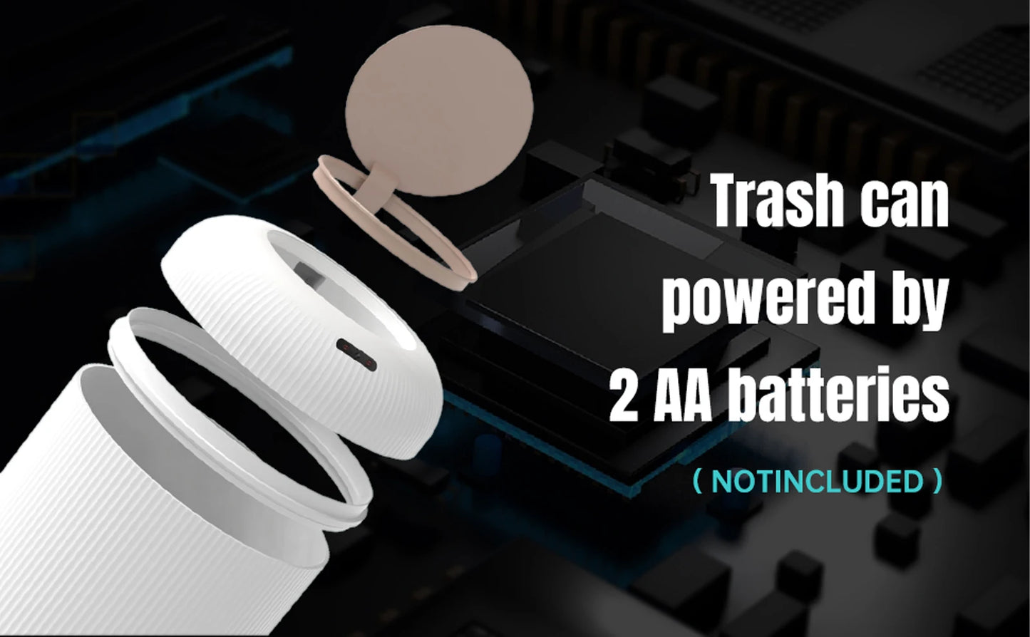 Touchless Motion Sensor Modern Trash Can
