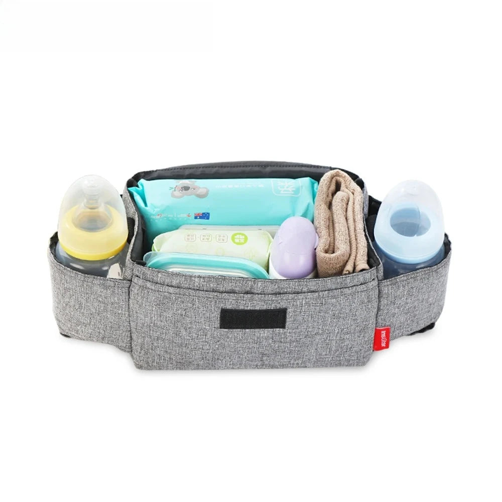 Insulated Baby Bottle Storage Bag | Portable Diaper & Stroller Organizer